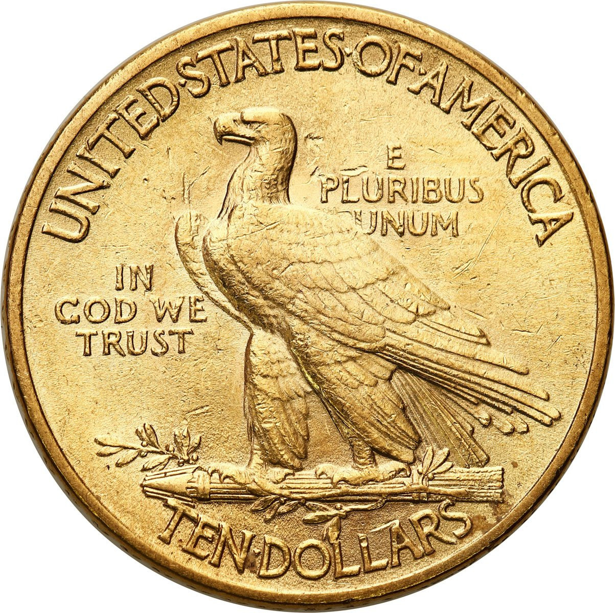 USA. Złote 10 dolarów 1913 Indianin Filadelfia